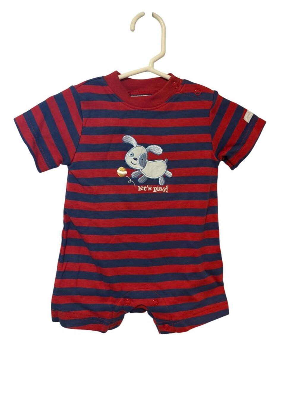 Small WOnders Boys Infant Baby Size 0 3 months romper short outfit 1 piece strip